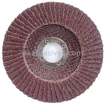 4 x 5/8 120 Grit Merit Type 29 Alo Powerflex Flap Discs