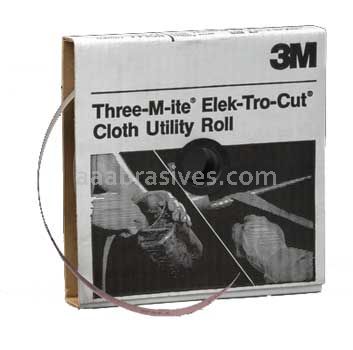 3M™ 7000118332 2 x 50 yds 80 Grit J-weight 211K Utility Cloth Roll