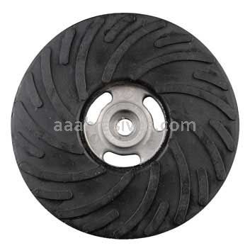 4-1/2x5/8-11 Thread, Backing Pad, Medium Rubber, Smooth R425-5/8SB