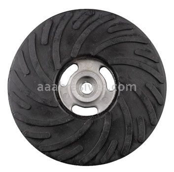 5x5/8 Smooth Bore, Backing Pad, Medium Rubber, Turbo