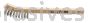 Weiler 95013 Small Hand Wire Scratch Brush Stainless Steel Fill Wood Block 2 x 9 Rows