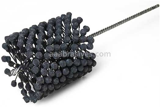 Weiler 34287 CrossFlex Heavy Duty Bore Brush 5 Diameter 180 SC Grit