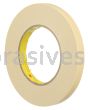3M&trade; 7000088514 Paint Masking Tape 231/231A Tan 24 mm x 55 m 7.6 mil