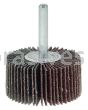 Weiler 30732 2" x 1" x 40 AO Wolverine Coated Abrasive Flap Wheel 1/4" Stem