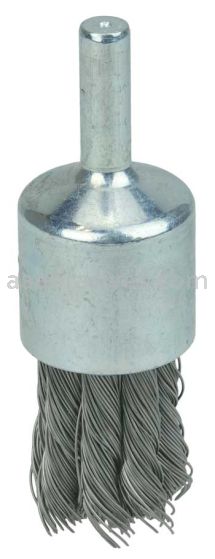 Weiler 10025 3/4" Knot Wire End Brush .014" Steel Fill