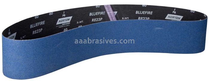 Norton 4 x 54 BlueFire Cloth Narrow Benchstand Belt 120 Grit R823P ZA