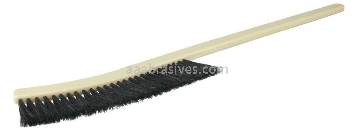Weiler 73050 Radiator Brush Straight Foam Handle Black Horse Hair Fill