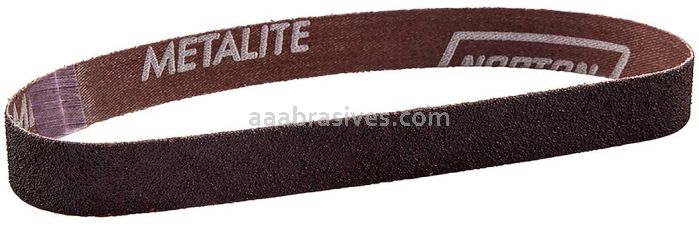 Norton 3/4 x 20-1/2 P80-X Norton Metalite PG L-Flex R283 File Belts