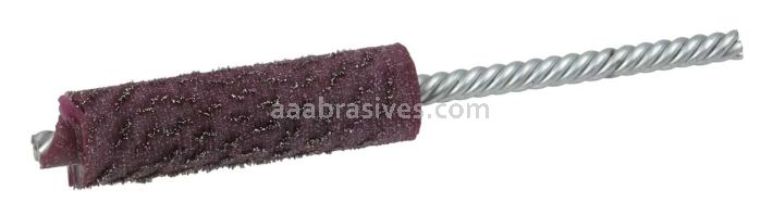 Weiler 35823 3/4" Polyflex Encapsulated Power Tube Brush .0104" Steel Wire Fill 2-1/2" Brush Length