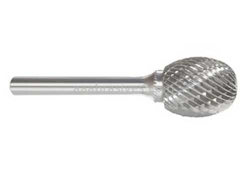SE-53 3/16x9/32x1/8 Oval Double Cut Carbide Burr