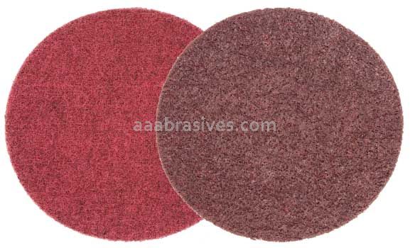 Weiler 51522 7" Non-Woven Surface Conditioning Disc Hook & Loop AO - Medium