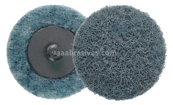 Weiler 51530 2" Non-Woven Surface Conditioning Disc Plastic Button Style AO - Very Fine