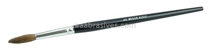 Weiler 41012 1/4" Lacquering Brush Camel Hair 1-1/8" Trim Length Round Handle