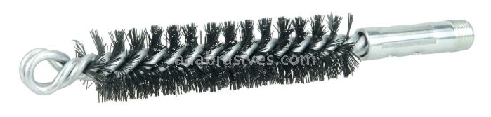 Weiler 44149 1" Double Spiral Flue Brush .012 Steel Fill