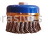 4x5/8-11 AH Single Row Knot Wire Cup Brush Medium Stainless