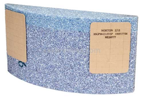 Norton 6 x 11-1/4 x 2-1/4 3SGP30-E12VSP Cortland ME30777 Type 31 Segments