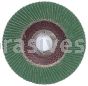 4-1/2 x 7/8 40 Grit Merit Premium Zirconia Plus Type 29 R801 Powerflex Flap Discs