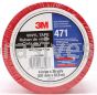 3M&trade; 7010292804 Vinyl Tape 471 Red 4" x 36 yards