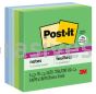 Post-it™ Super Sticky Recycled Notes 654-5SST 3 in x 3 in Bora Bora Collection 3M 7100049330