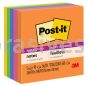 Post-it™ Super Sticky Notes 654-5SSUC 3 in x 3 in Rio de Janeiro Collection 3M 7100050370