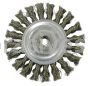 Weiler 36013 - 4" SS, .014, 5/8"-11 A.H., Retail Pack, Vortec Pro Knot Wire Wheel, Standard Twist - 012382360139