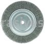 Weiler 01515 8" Maximum Density Crimped Wire Wheel .014" Steel Fill 5/8" Arbor Hole