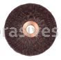 Weiler 35260 3" Polyflex Encapsulated Small Diameter Crimped Wire Wheel .014" Steel Fill 1/2" Arbor Hole