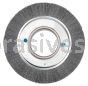 Weiler 83010 6" Crimped Filament Nylox Wheel .022/320 SC Fill 2" Arbor Hole