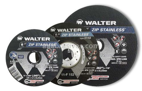 Walter 4-1/2 X 3/64 ZIP Stainless - 662980350386