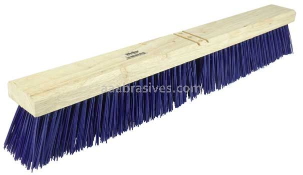 Weiler 44591 30" Contractor Garage Broom Stiff Blue Polypropylene Fill Includes Brace