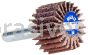 Merit Abrasives 08834137320 1-3/8 x 5/8 x 1/4 Small Diameter Flap Wheels With 1/4" Steel Shank 60 Grit Merit High Performance Ceramic/AO