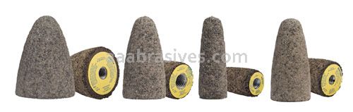 Norton 1 x 3 x 3/8-24 Charger AZ20-R ME107019 E113445 NFRH Steel Bushing Type 16 Cones