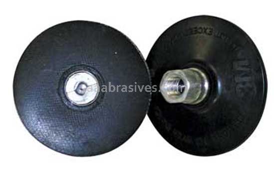 3M&trade; 7010326840 4 x 5/8-11 Roloc&trade; TR Medium Internal Disc Pad 28712