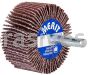 2 x 1 x 1/4 120 Merit Metal Alo Resin Bond Small Diameter Flap Wheels With 1/4" Steel Shank