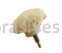 Mounted Buffing Wheel 4" Dia. 1/4" shank Mushroom Buff 162-4P Cotton White