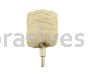 Mounted Buffing Wheel 1-1/2" Dia. 1/4" shank Cylinder Buff 162-11 Cotton White