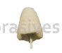 Mounted Buffing Wheel Large 1/4" shank Tapered Buff 162-14 Cotton White