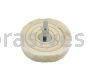 Mounted Buffing Wheel 4" x 1/4" shank 60 Ply Spiral Sewn 164-60M Cotton White