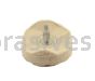 Mounted Buffing Wheel 3" x 1/4" shank 40 Ply Single Stitched 162-3 Cotton White