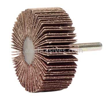 Weiler 52486 2-1/2" x 1" Tiger Coated Abrasive Flap Wheel 1/4" Stem 60 AO