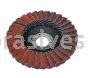 5x5/8-11 Very Fine/Blue Interleaf Flap Disc Type 29 Angled