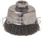 Weiler 36031 - 3" .014, 5/8"-11 A.H., Retail Pack, Vortec Pro Crimped Wire Cup Brush - 012382360313