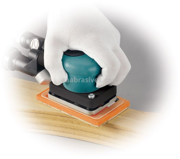Dynabrade 58505 - 3-1/4" W x 5" L Dynabug II Orbital Sander, Central Vacuum