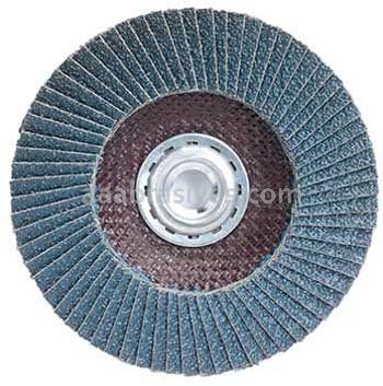 4-1/2 x 5/8-11 80 Grit Merit Type 27 Zirc Powerflex Flap Discs