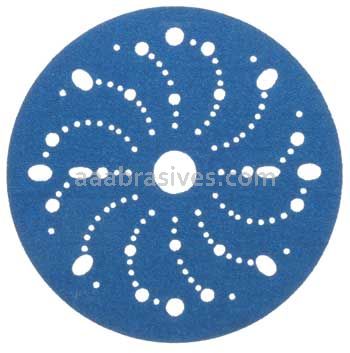 3M™ 7100091244 6” #80 Grit Hookit™ Blue Abrasive Disc Multi-hole