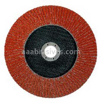 Standard Abrasives  Ceramic Type 27 Flap Disc 645023 4-1/2" x 7/8" 36 Grit