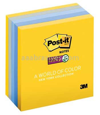 Post-it™ Super Sticky Notes 654-5SSNY 3 in x 3 in 3M 7100137063