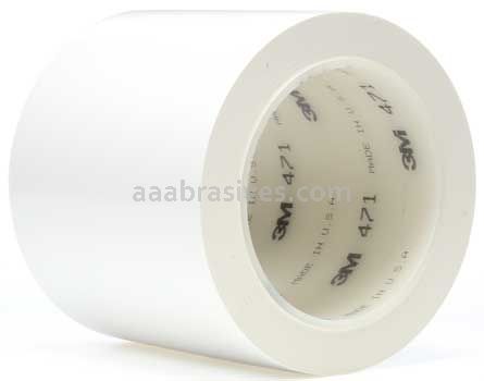 3M&trade; 7100071659 Vinyl Tape 471 White 48" x 36 yards
