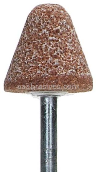 Norton B41 5/8 x 5/8 Gemini 38A M/J2 1/8 x 1-1/2 Vitrified Mounted Points - B Shapes