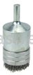 Weiler 11115 1" Banded Crimped Wire End Brush .0104" Stainless Steel Fill